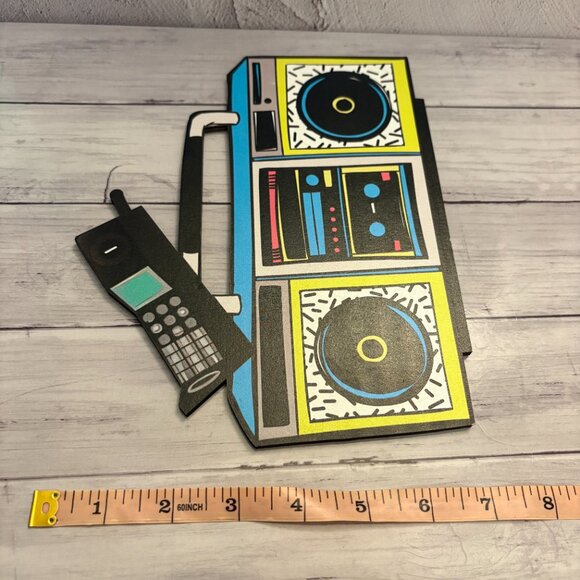 90's Party Decorations Wooden (2 PCS) (SKU: 251MI) - Picture 6 of 10